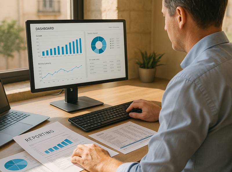 Expert comptable pour tableau de bord et reporting à Nîmes