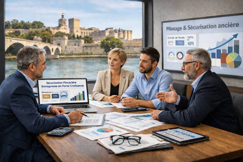 Accompagnement d'une entreprise en sécurisation financière dans le Vaucluse